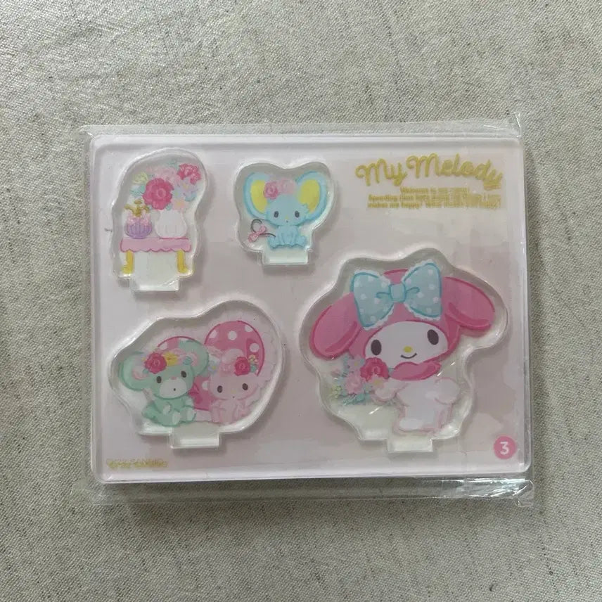 [BUNJANG] My Melody Acrylic Stand Set / 마이멜로디 아크릴 스탠드 세트