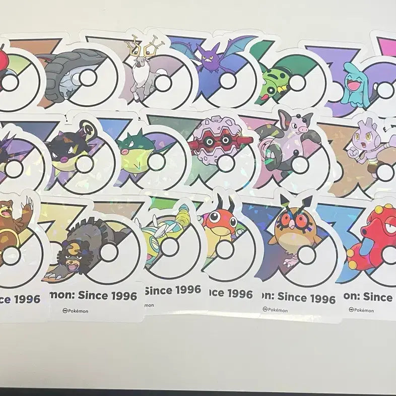 [BUNJANG] Pokemon 30th Anniversary Stickers (Gen 1-5) / 포켓몬 30주년 스티커 1 ~5세대 (5P) 판매 &amp; 교환