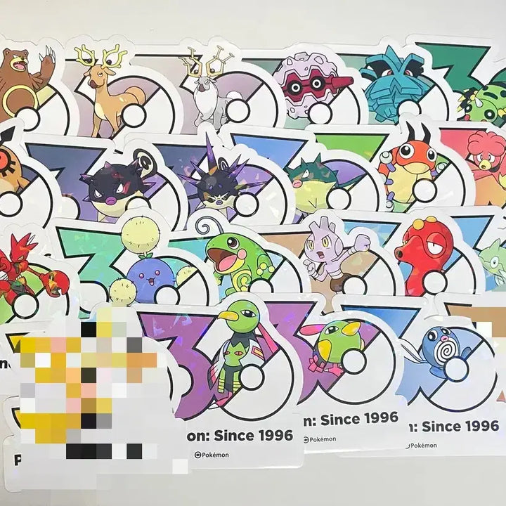 [BUNJANG] Pokemon 30th Anniversary Stickers (Gen 1-5) / 포켓몬 30주년 스티커 1 ~5세대 (5P) 판매 &amp; 교환