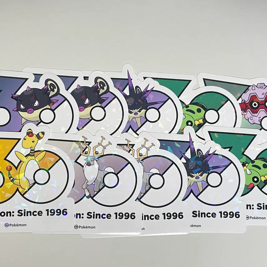 [BUNJANG] Pokemon 30th Anniversary Stickers (Gen 1-5) / 포켓몬 30주년 스티커 1 ~5세대 (5P) 판매 &amp; 교환