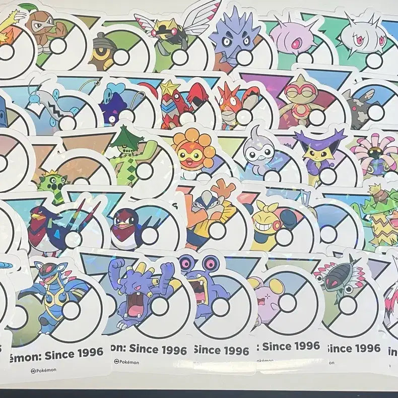 [BUNJANG] Pokemon 30th Anniversary Stickers (Gen 1-5) / 포켓몬 30주년 스티커 1 ~5세대 (5P) 판매 &amp; 교환