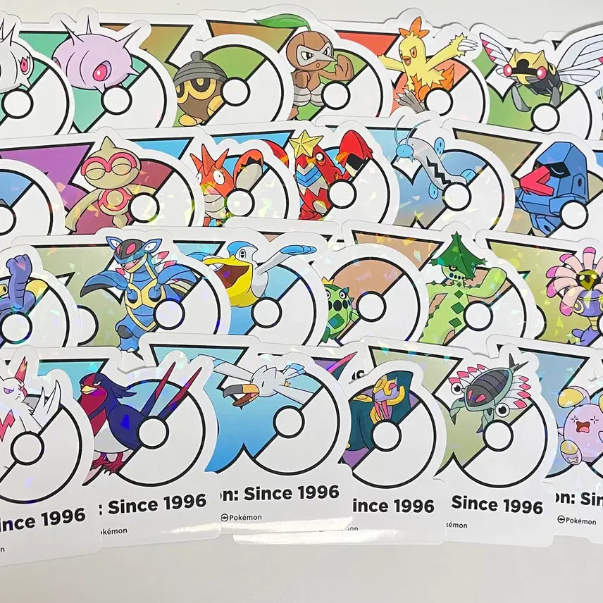 [BUNJANG] Pokemon 30th Anniversary Stickers (Gen 1-5) / 포켓몬 30주년 스티커 1 ~5세대 (5P) 판매 &amp; 교환