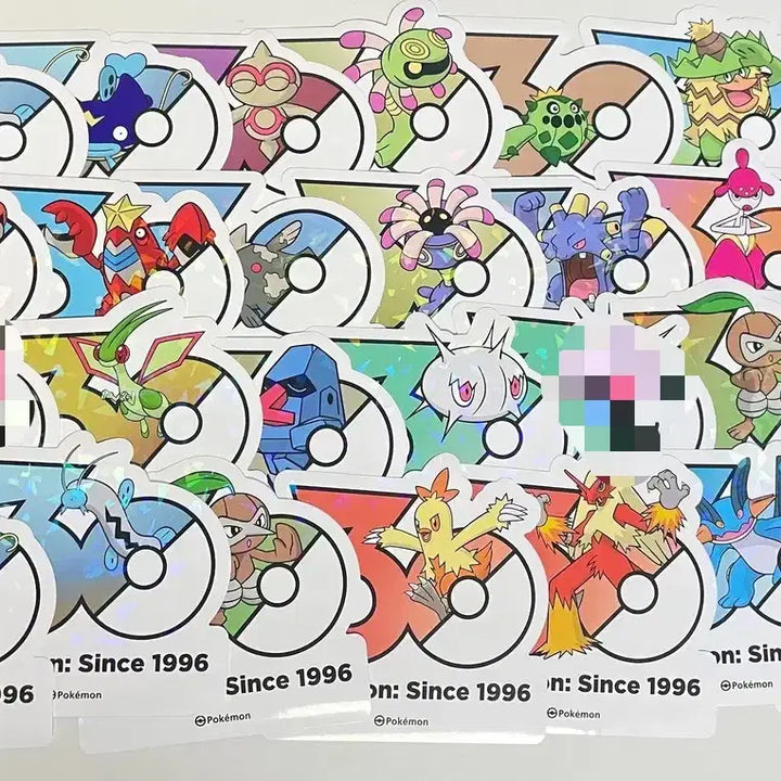 [BUNJANG] Pokemon 30th Anniversary Stickers (Gen 1-5) / 포켓몬 30주년 스티커 1 ~5세대 (5P) 판매 &amp; 교환