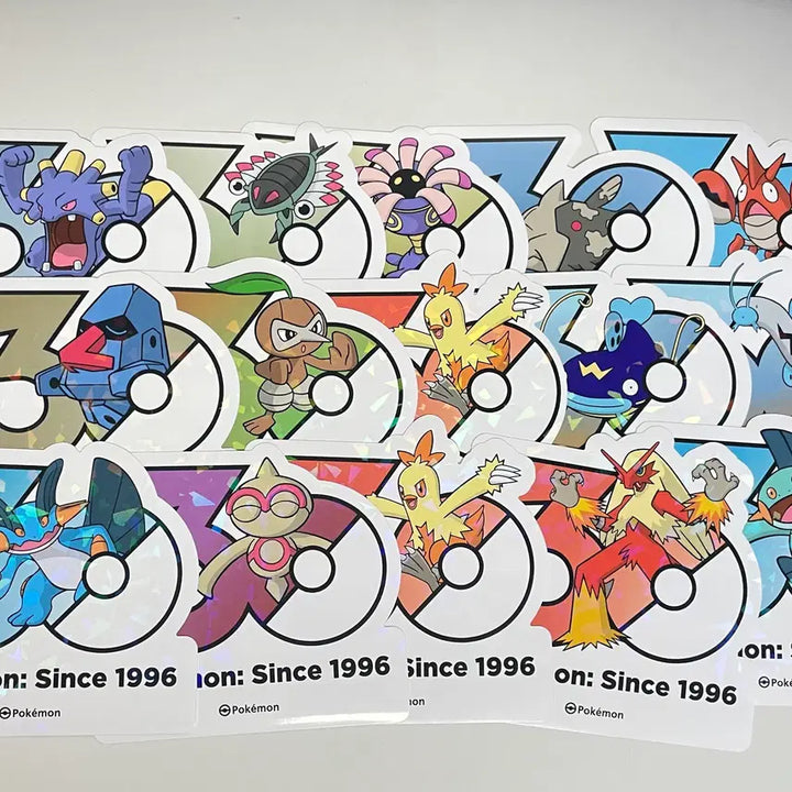 [BUNJANG] Pokemon 30th Anniversary Stickers (Gen 1-5) / 포켓몬 30주년 스티커 1 ~5세대 (5P) 판매 &amp; 교환
