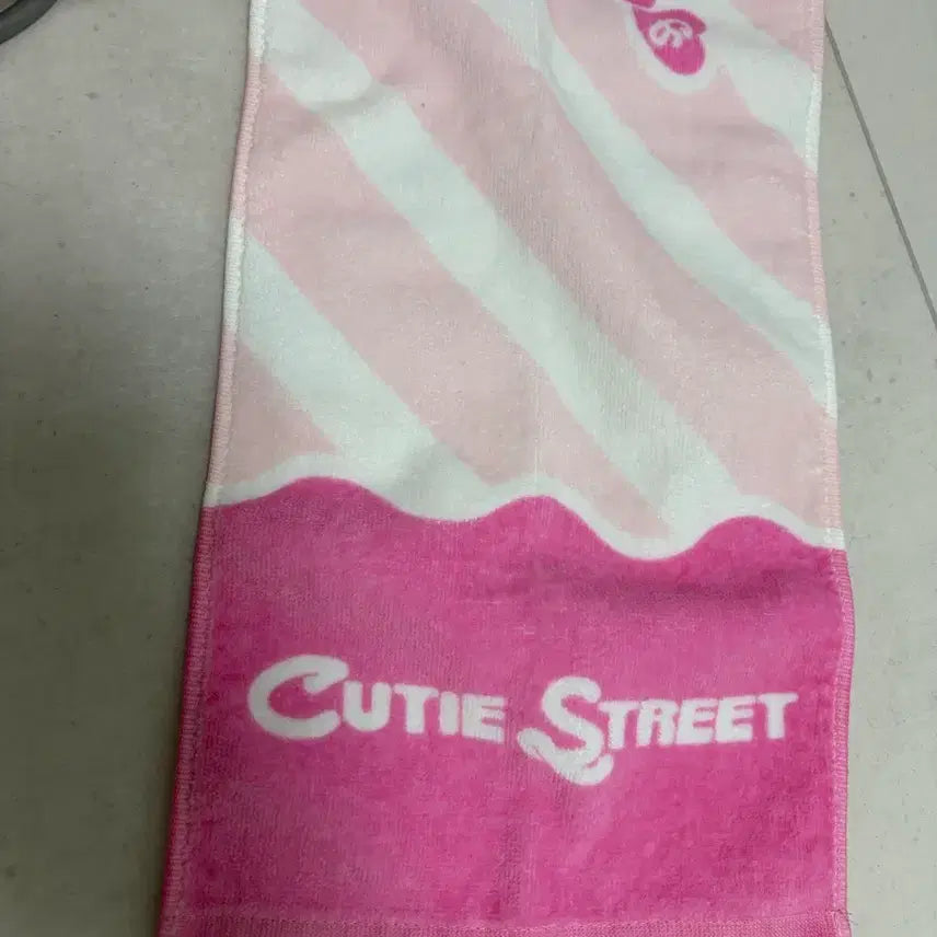 [BUNJANG] Cutie Street Haruka Parutang Towel Slogan / 큐티스트리트 하루카 파루땅 타올 슬로건 수건