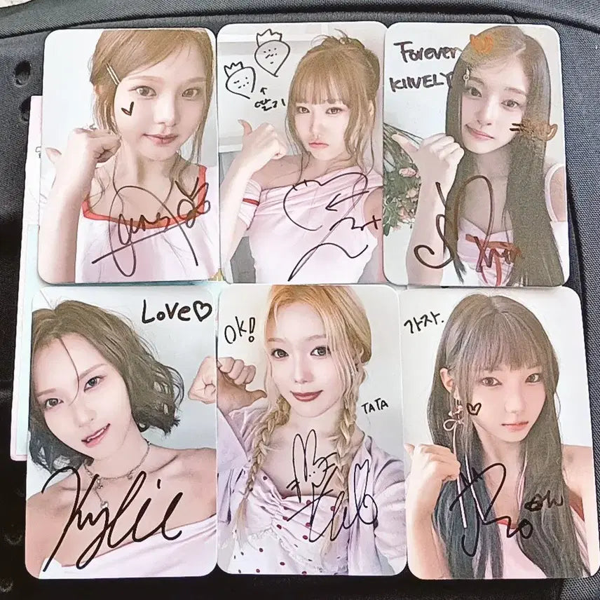 [BUNJANG] Kiras TA TA Signed Photocard Set / 키라스 TA TA 사인 포카