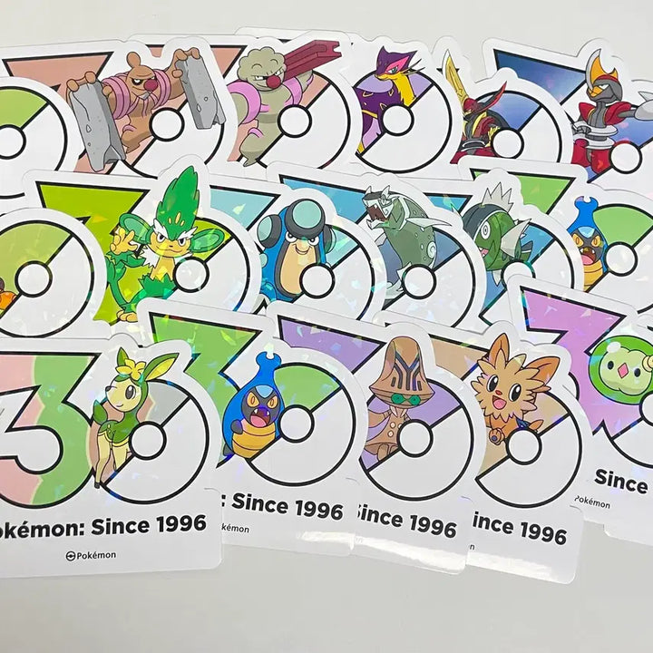 [BUNJANG] Pokemon 30th Anniversary Stickers Generations 6-9 / 포켓몬 30주년 스티커 6~9세대 ( 4p) 판매 &amp; 교환
