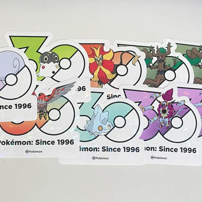 [BUNJANG] Pokemon 30th Anniversary Stickers Generations 6-9 / 포켓몬 30주년 스티커 6~9세대 ( 4p) 판매 &amp; 교환
