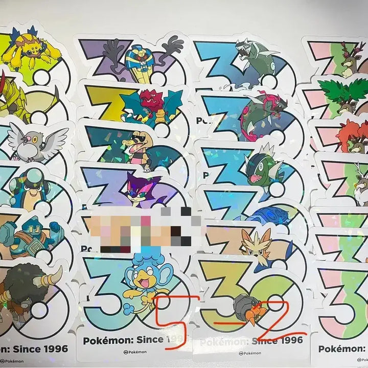 [BUNJANG] Pokemon 30th Anniversary Stickers Generations 6-9 / 포켓몬 30주년 스티커 6~9세대 ( 4p) 판매 &amp; 교환