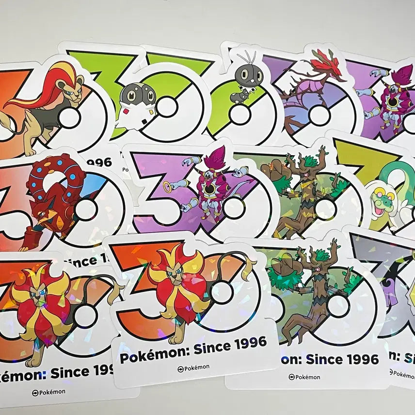 [BUNJANG] Pokemon 30th Anniversary Stickers Generations 6-9 / 포켓몬 30주년 스티커 6~9세대 ( 4p) 판매 &amp; 교환