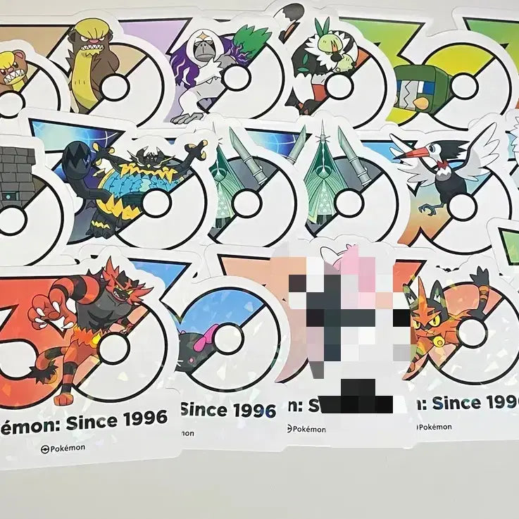 [BUNJANG] Pokemon 30th Anniversary Stickers Generations 6-9 / 포켓몬 30주년 스티커 6~9세대 ( 4p) 판매 &amp; 교환