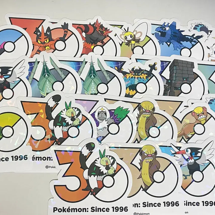 [BUNJANG] Pokemon 30th Anniversary Stickers Generations 6-9 / 포켓몬 30주년 스티커 6~9세대 ( 4p) 판매 &amp; 교환