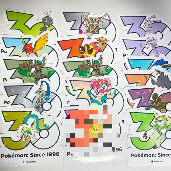[BUNJANG] Pokemon 30th Anniversary Stickers Generations 6-9 / 포켓몬 30주년 스티커 6~9세대 ( 4p) 판매 &amp; 교환