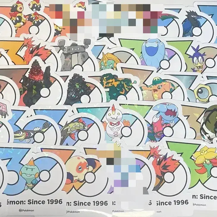 [BUNJANG] Pokemon 30th Anniversary Stickers Generations 6-9 / 포켓몬 30주년 스티커 6~9세대 ( 4p) 판매 &amp; 교환