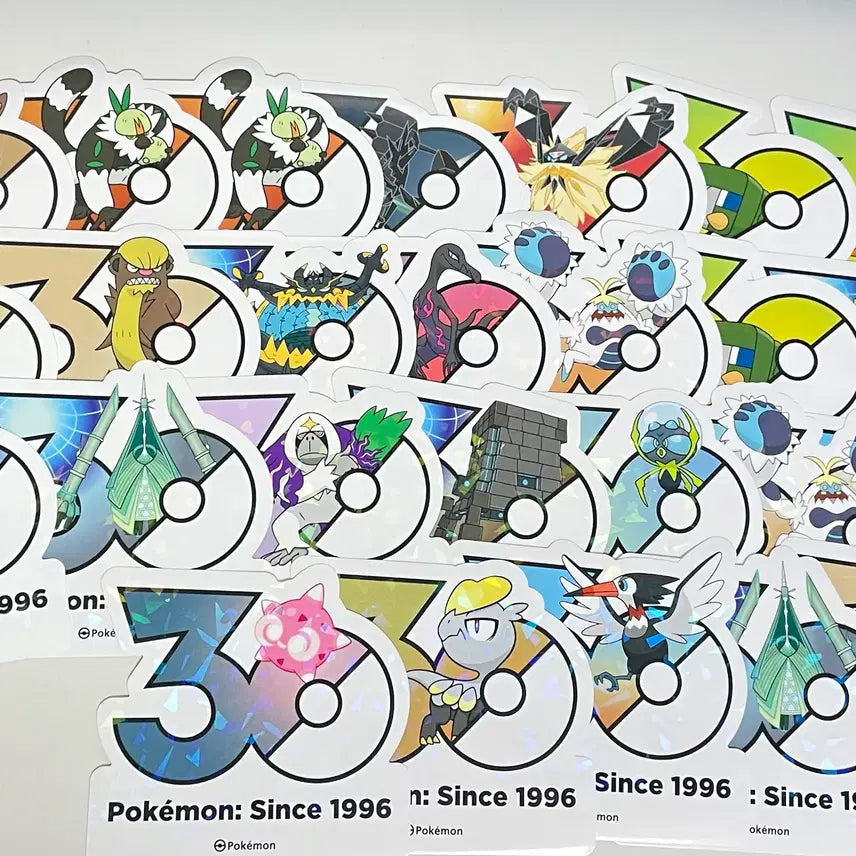 [BUNJANG] Pokemon 30th Anniversary Stickers Generations 6-9 / 포켓몬 30주년 스티커 6~9세대 ( 4p) 판매 &amp; 교환