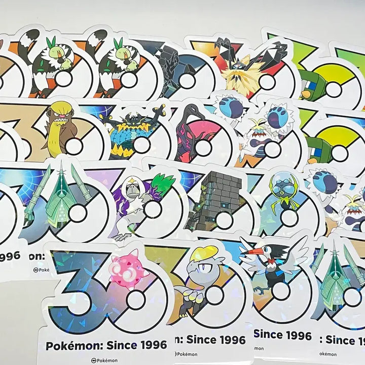 [BUNJANG] Pokemon 30th Anniversary Stickers Generations 6-9 / 포켓몬 30주년 스티커 6~9세대 ( 4p) 판매 &amp; 교환