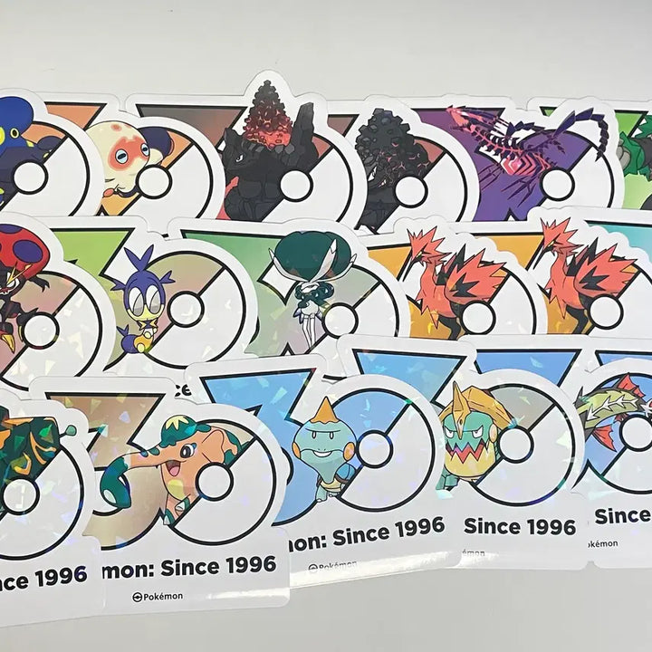 [BUNJANG] Pokemon 30th Anniversary Stickers Generations 6-9 / 포켓몬 30주년 스티커 6~9세대 ( 4p) 판매 &amp; 교환