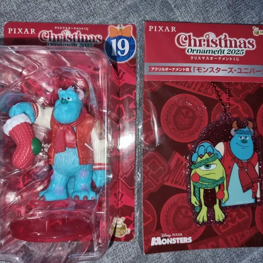[BUNJANG] Monsters University Christmas Ornament Figure Keyring Set / 몬스터 대학교 크리스마스 오너먼트 피규어 키링세트 최저가