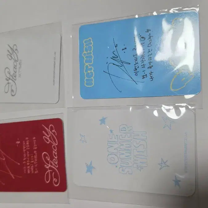 [BUNJANG] ENHYPEN Riku Hirose Steady Pop-Pop Album Photocard Bundle Set / 4장일괄! 엔위시 료 히로세 스테디 팝팝 앨포 슴스토어 특전 전시회 포카