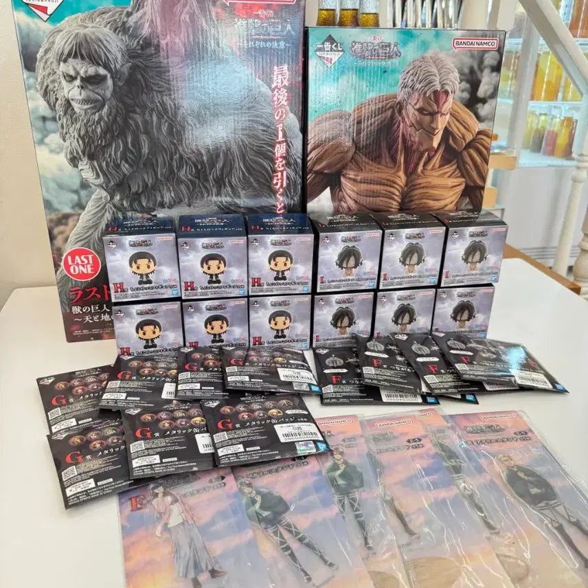 [BUNJANG] Attack on Titan A Prize Last One Bundle Set / 진격의 거인 a상 라스트원 일괄판매 60만원