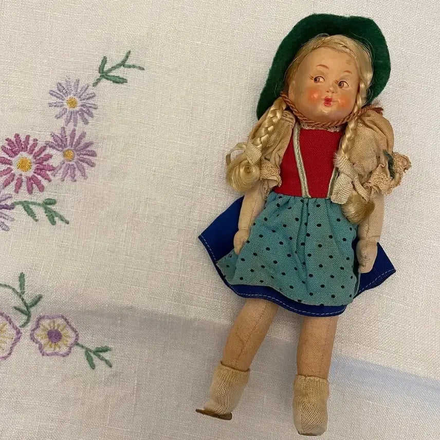 [BUNJANG] 1930s German Antique Celluloid Miniature Doll / 1930s/독일빈티지 앤틱돌 셀룰돌 미니돌(rare)