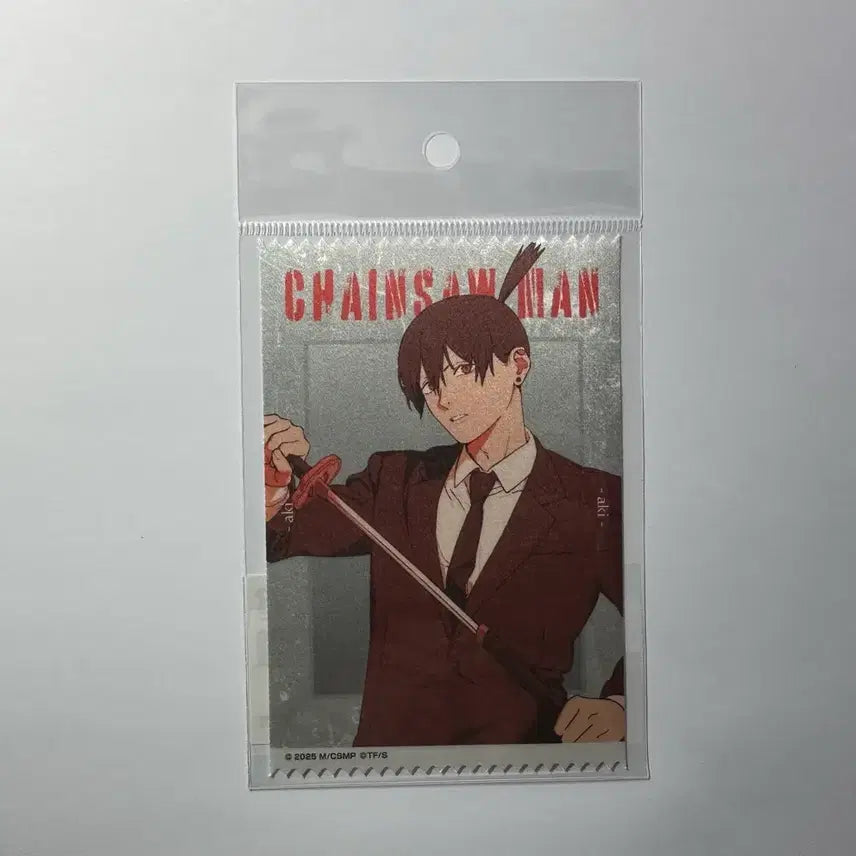 [BUNJANG] Chainsaw Man Movie: Theatrical Version - Ensky Satin Cross Sticker - Aki / 체인소맨 극장판 레제편 엔스카이 새틴 크로스 스티커 아키