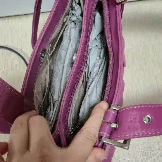 [BUNJANG] Oma Sharif Pink Shoulder Bag / (새상품)오마샤리프 핑크 숄더백