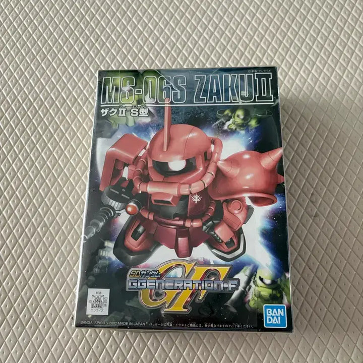 [BUNJANG] Bandai Authentic MS-06S Zaku II SD Gundam Generation F / 반다이정품 ms-06s zaku2 sd건담 제네레이션f