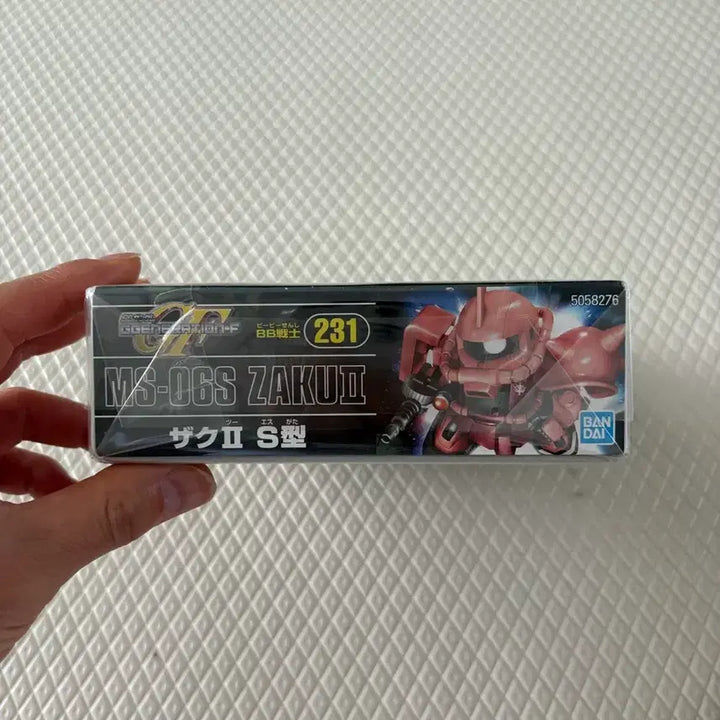 [BUNJANG] Bandai Authentic MS-06S Zaku II SD Gundam Generation F / 반다이정품 ms-06s zaku2 sd건담 제네레이션f