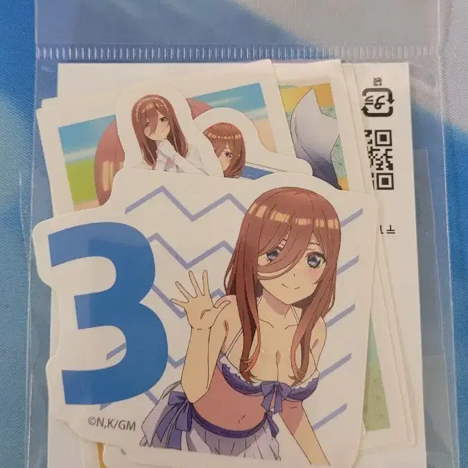 [BUNJANG] The Quintessential Quintuplets Nakano Miku Sticker Set / 5등분의 신부 나카노 미쿠 스티커