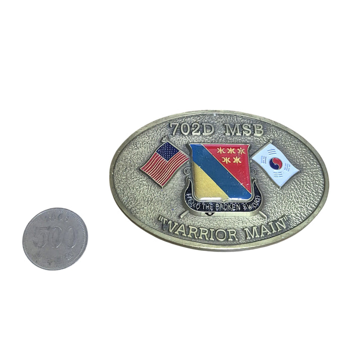 [BUNJANG] US Army Custom Buckle Unit Coin Military Commemorative Medal Badge / 미육군 맞춤 버클 부대코인 군대코인 기념 코인 메달 뱃지 (FREE)