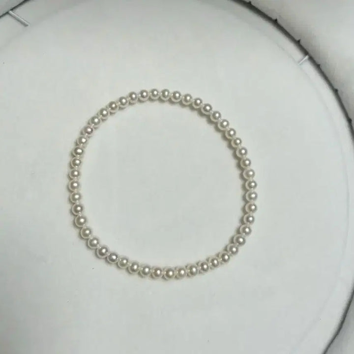 [SOLD OUT] 새상품) 담수진주 3mm+ 팔찌 고무줄 프리사이즈
