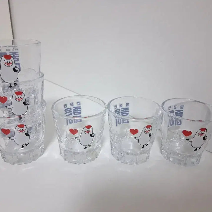 [BUNJANG] Good Day Character Soju Glass Set (6 Pieces) / 좋은데이 소주잔 세트6p