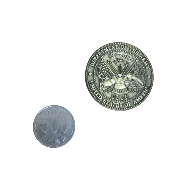 [BUNJANG] US Army Custom Unit Coin Military Insignia Commemorative Medal Badge / 미육군 맞춤 부대코인 군대코인 부대마크 기념 코인 메달 뱃지 (FREE)