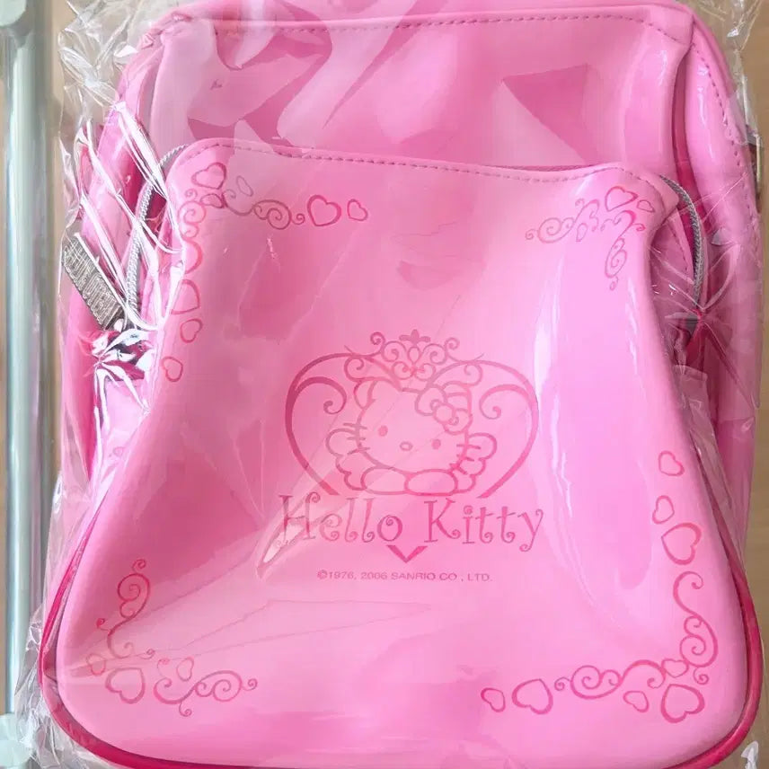 [BUNJANG] Hello Kitty Pink Crossbody Bag / [고전] 키티 핑크 크로스백