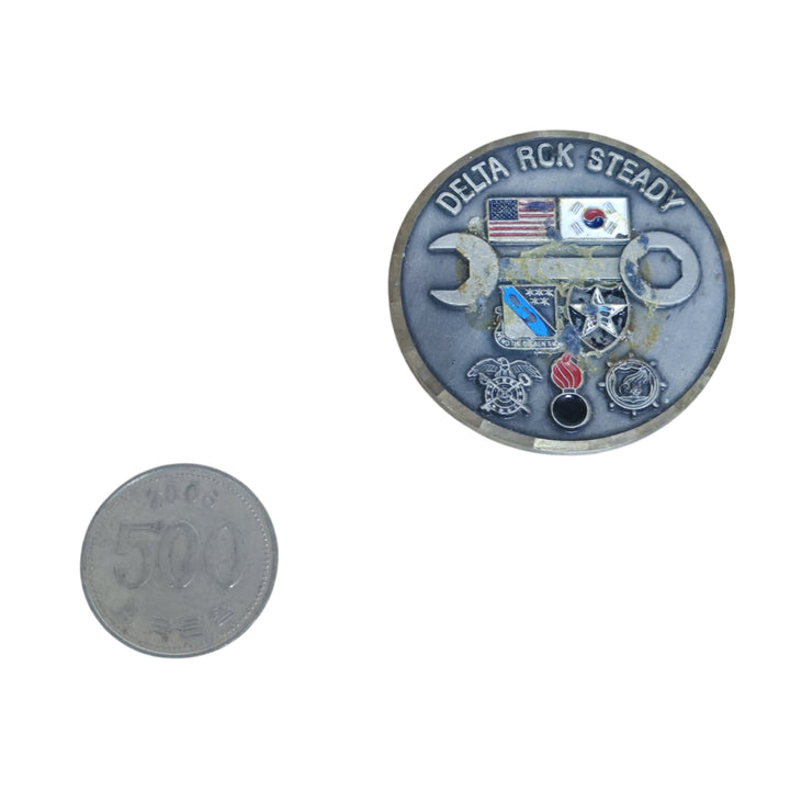 [BUNJANG] US Army 2nd Infantry Division Unit Coin Medal Badge / 미육군 맞춤 제2보병사단 부대코인 군대코인 기념 코인 메달 뱃지 FREE