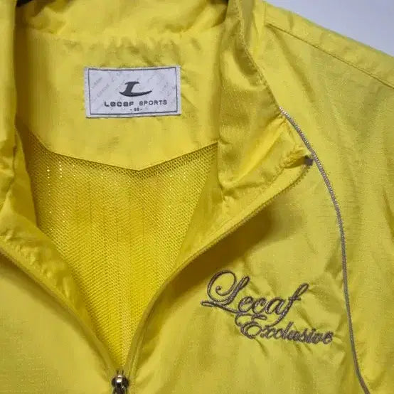 [BUNJANG] LECAF SPORTS Yellow Windbreaker Jacket (Women&