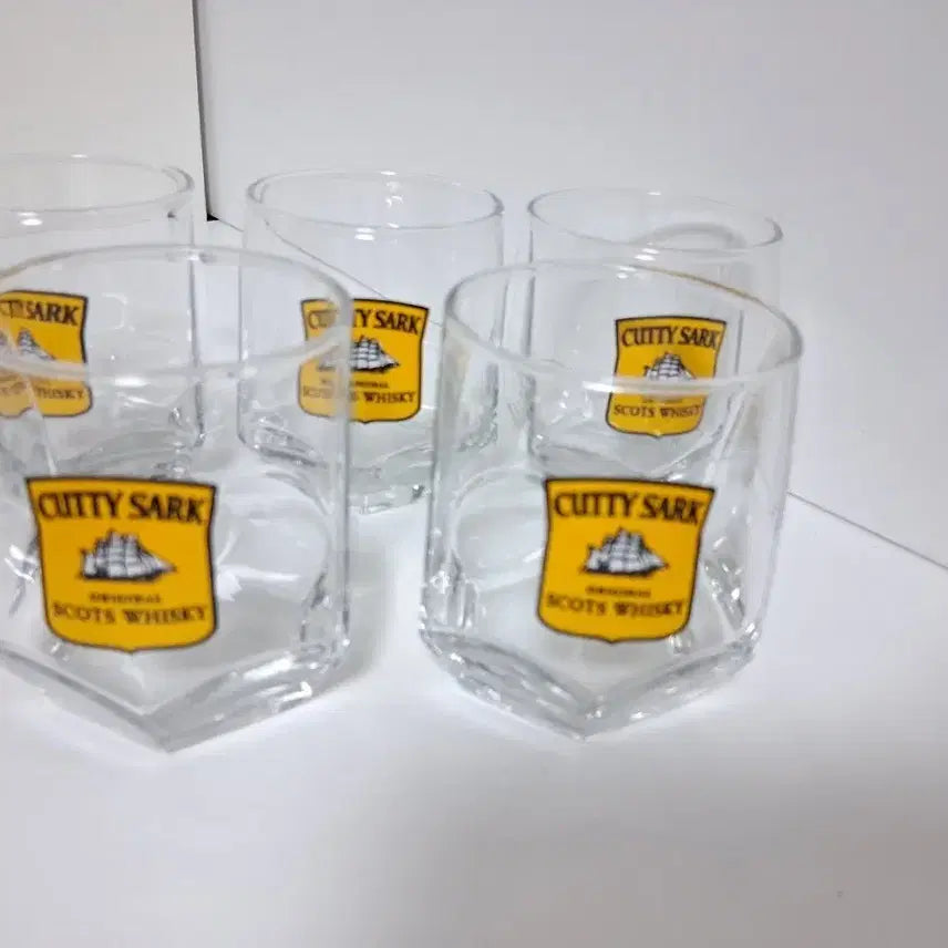 [BUNJANG] Cutty Sark Whiskey Glasses Set of 5 / 커티샥 위스키 글라스 5개 세트
