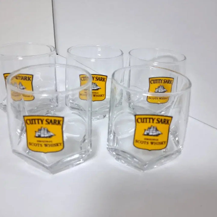 [BUNJANG] Cutty Sark Whiskey Glasses Set of 5 / 커티샥 위스키 글라스 5개 세트