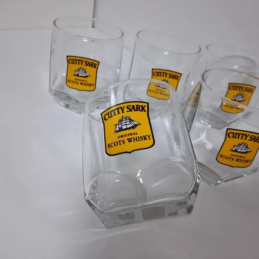 [BUNJANG] Cutty Sark Whiskey Glasses Set of 5 / 커티샥 위스키 글라스 5개 세트