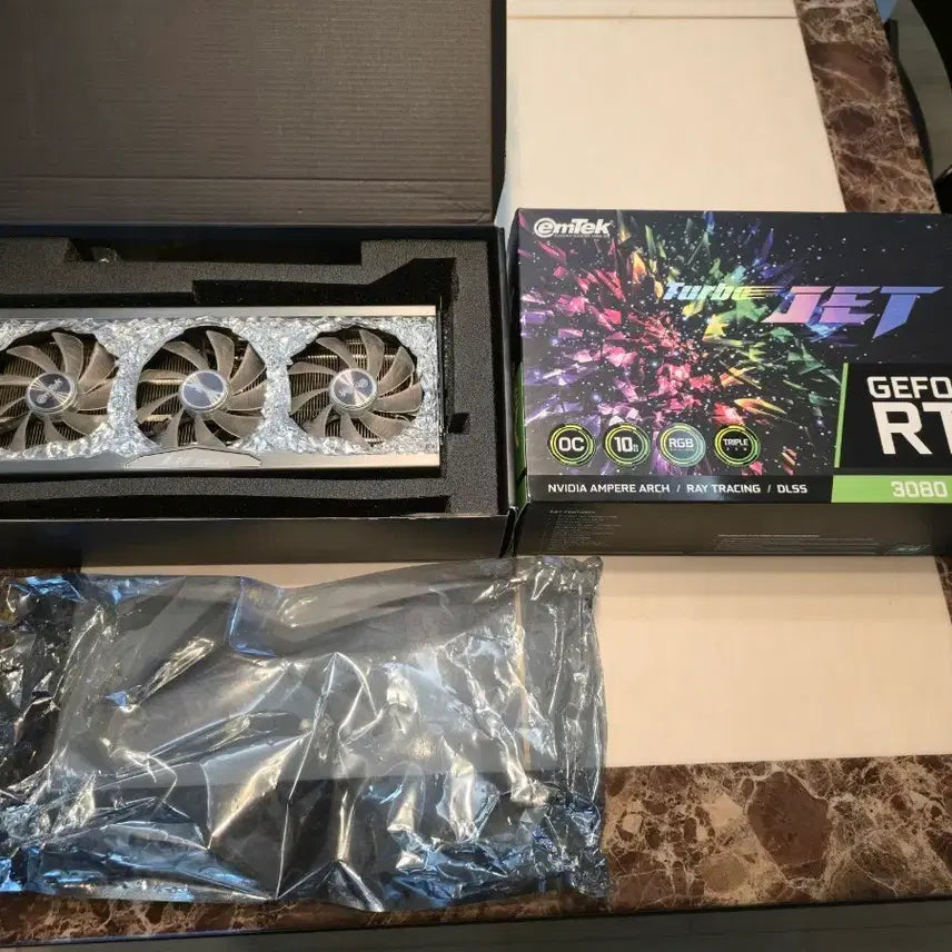 [BUNJANG] GIGABYTE GeForce RTX 3080 Turbo JET (Jewel Bar LED Model) / RTX 3080 Turbo JET (보석바 LED 모델) 판매합니다