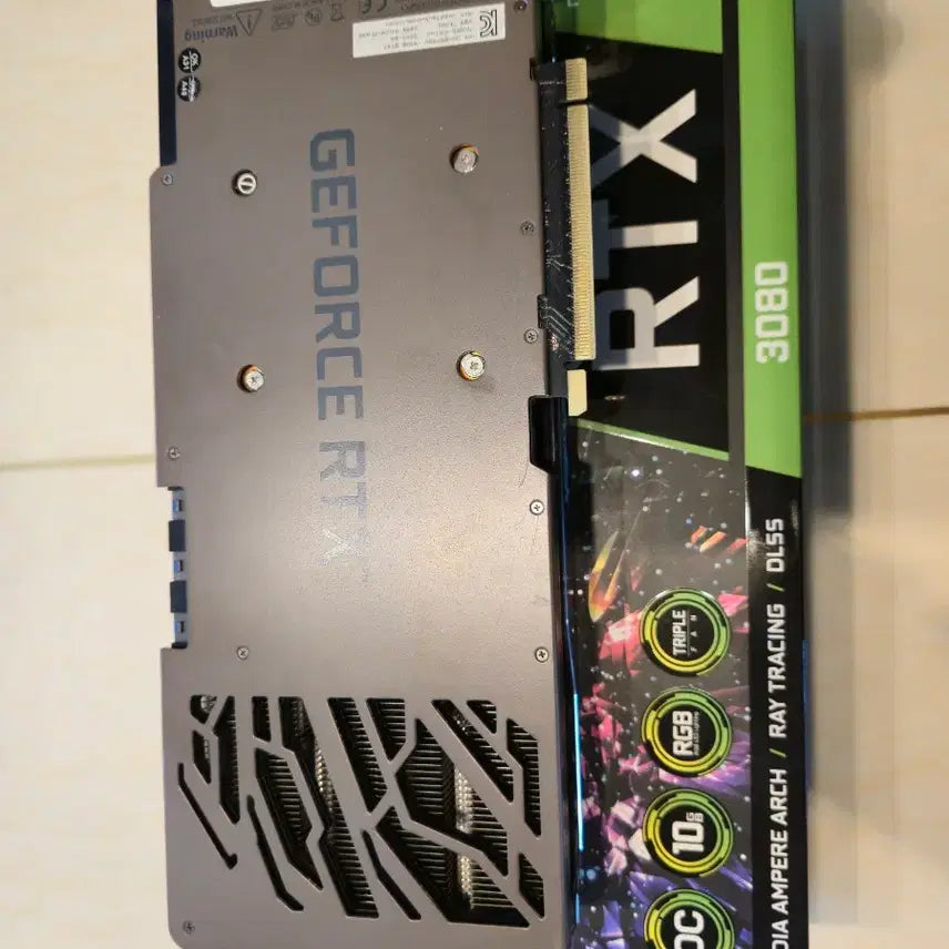 [BUNJANG] GIGABYTE GeForce RTX 3080 Turbo JET (Jewel Bar LED Model) / RTX 3080 Turbo JET (보석바 LED 모델) 판매합니다