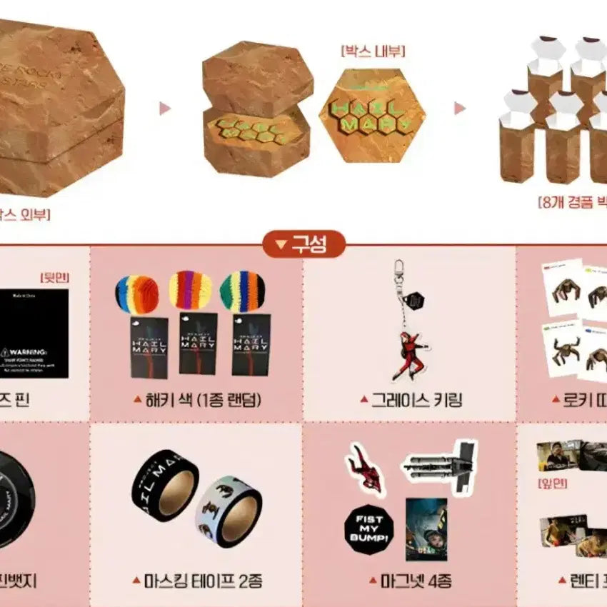 [BUNJANG] Project Hail Mary Limited Edition Goods Box / 프로젝트 헤일메리 굿즈 박스
