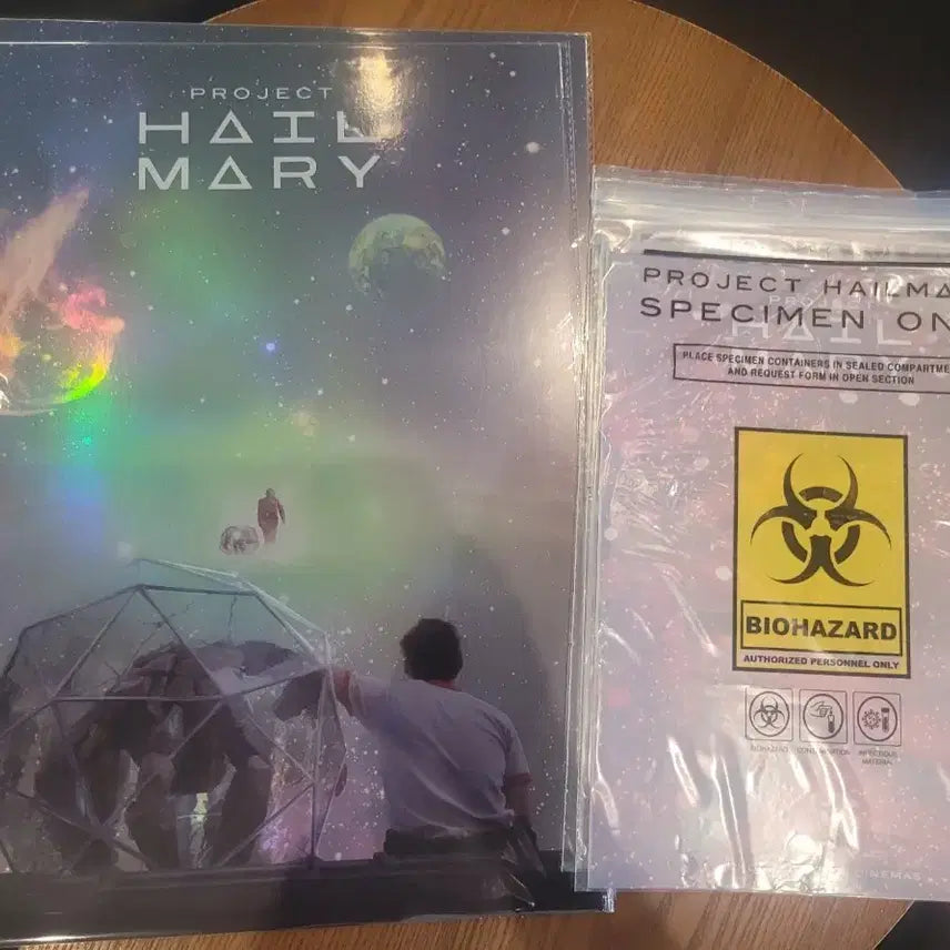 [BUNJANG] Project Hail Mary Week 9 PET Poster + Collection Kit / 프로젝트 헤일메리 9주차 PET 포스터 + 채집키트