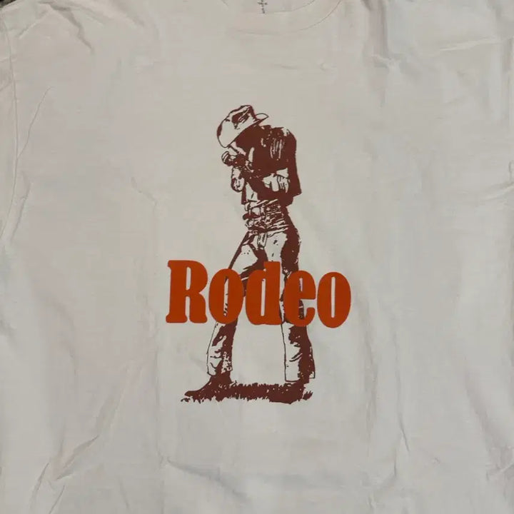 [BUNJANG] Travis Scott Rodeo Short Sleeve T-Shirt White XL / [XL] 트래비스 스캇 로데오 반팔 티셔츠 화이트