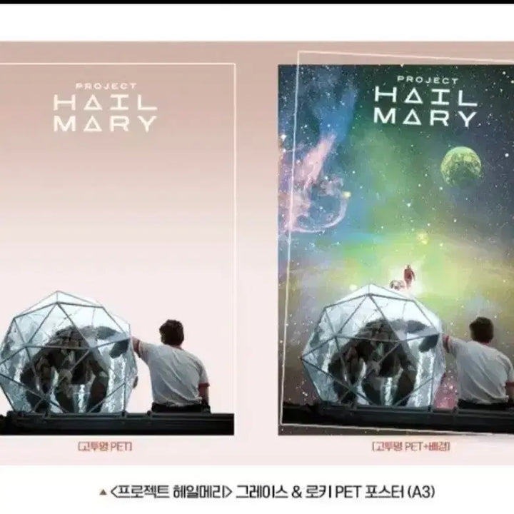 [BUNJANG] Project Hail Mary PET Encore Poster / [안전포장] <프로젝트 헤일메리> PET 앵콜 포스터