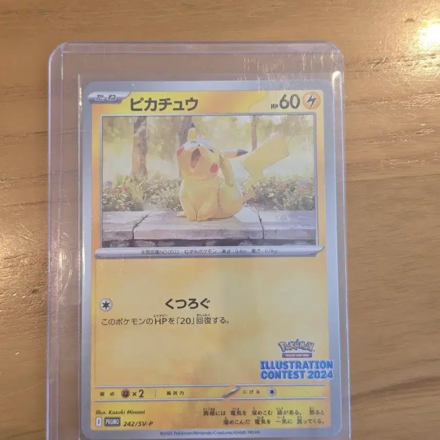 [BUNJANG] Pikachu 2024 Illustration Contest Promo Card / 피카츄 2024 일러스트 콘테스트 프로모 카드 등 판매합니다