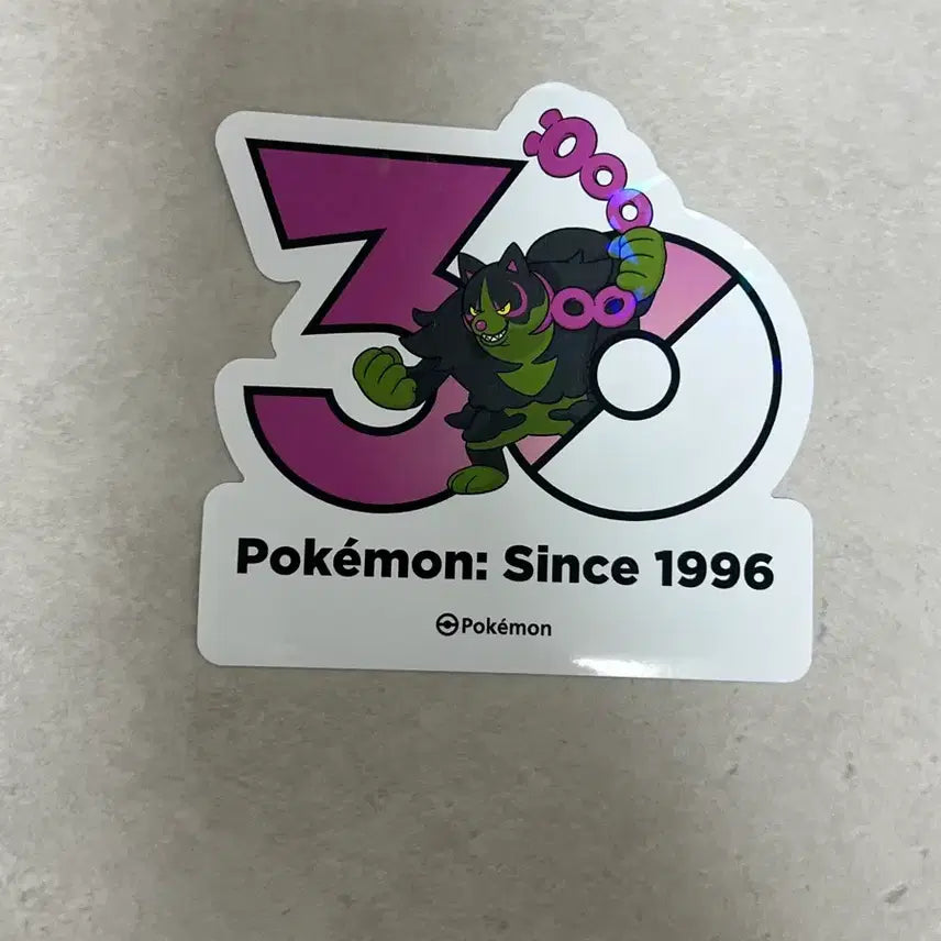 [BUNJANG] Pokemon 30th Anniversary Stickers / 조타구 포켓몬 30주년 스티커 올리브영