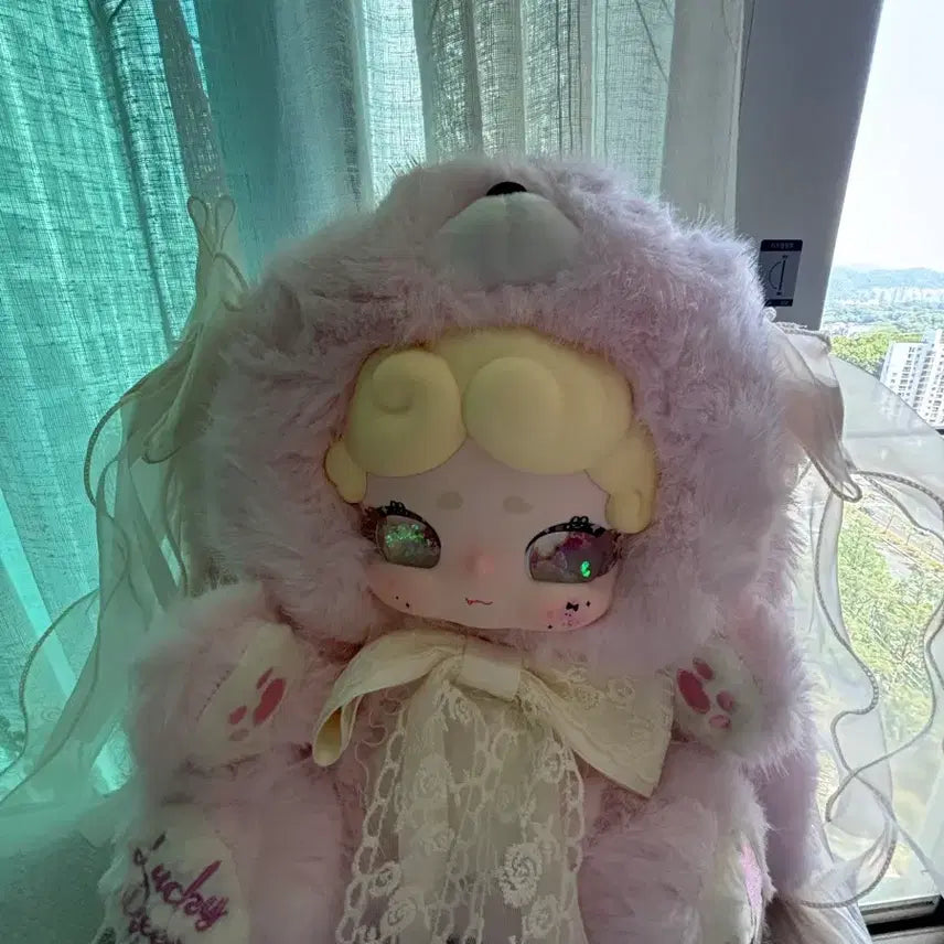 [BUNJANG] Bamtoki 600 Pink Lace Plush / 밤토끼600 핑크레이스