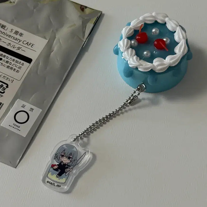 [BUNJANG] Jujutsu Kaisen Suipara Cafe Collaboration Cake Keyring / 주술회전 스이파라 콜라보 카페 케이크 키링
